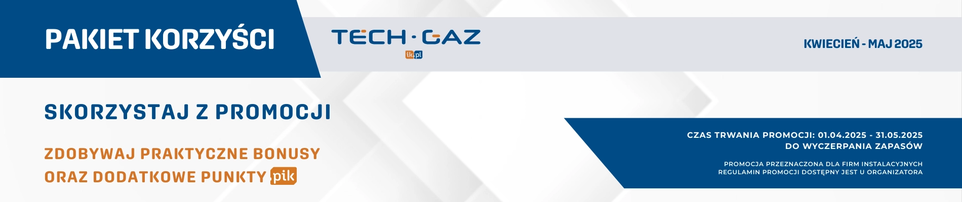 Pakiet korzyści Tech-gaz