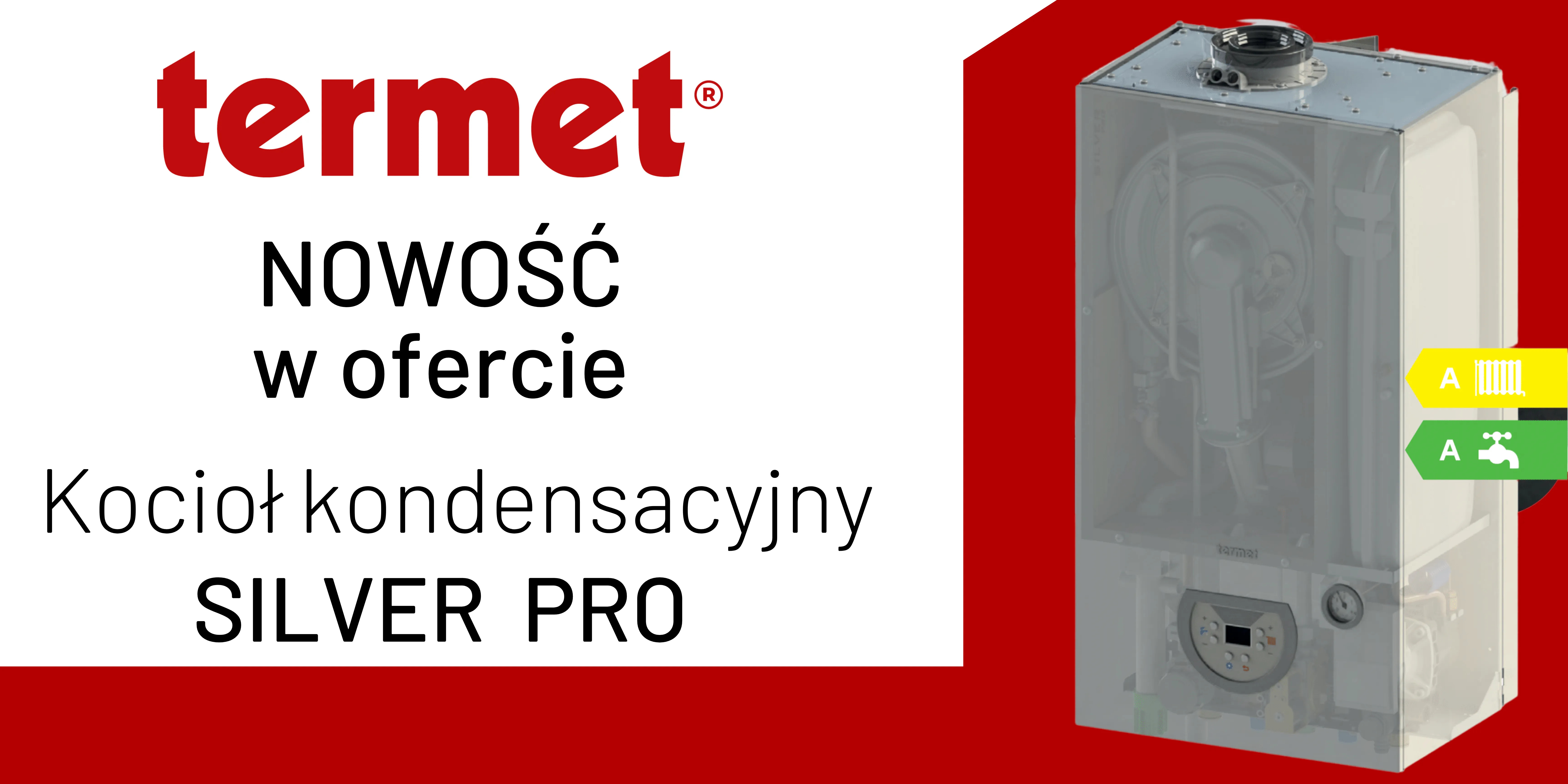 TERMET - Nowy gazowy kocioł kondensacyjny SILVER PRO