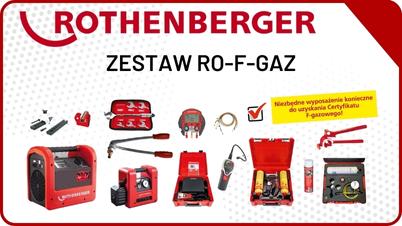 ROTHENBERGER -  Zestaw RO-F-GAZ