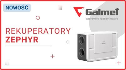 GALMET - Rekuperatory ZEPHYR - NOWOŚĆ