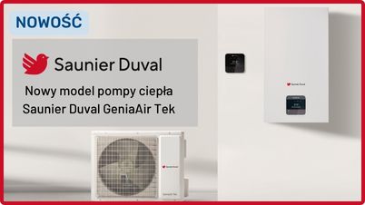 SAUNIER DUVAL - nowy model pompy ciepła Saunier Duval GeniaAir Tek