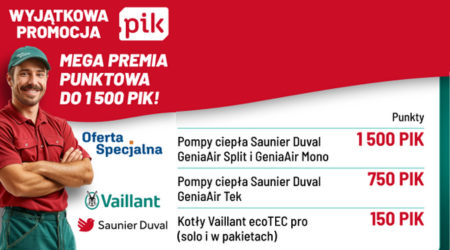 Promocja - Mega Premia Punktowa od Vaillant i Saunier Duval