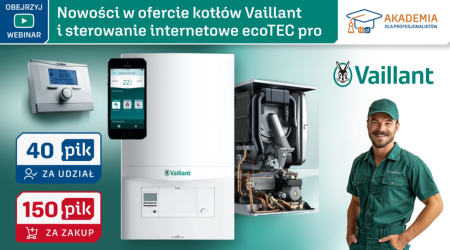 SZKOLENIE - Vaillant prezentuje: Nowości w kotłach i internetowe sterowanie ecoTEC pro