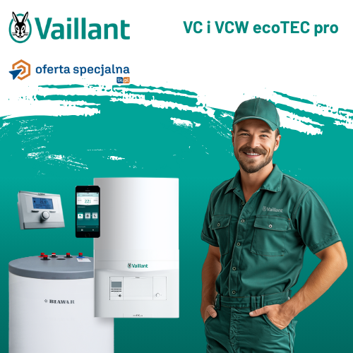 Wydajność i komfort w zasięgu ręki z kotłami VC i VCW ecoTEC pro