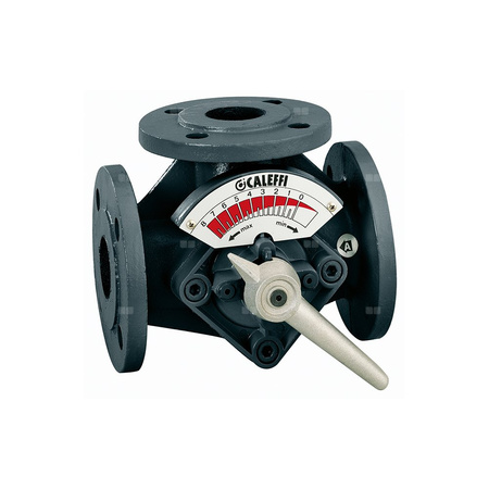 Zawór trójdrogowy mieszający z przepustnicą DN65