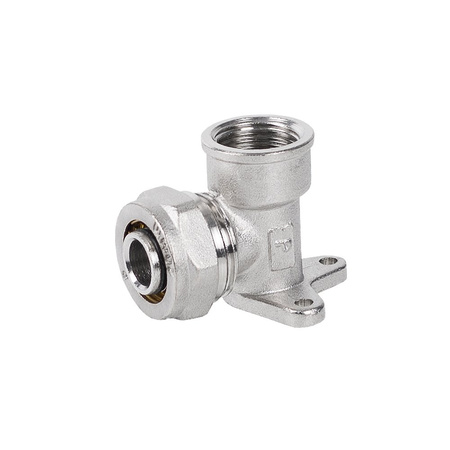 Kolano z mocowaniem PERFEXIM 707, mosiądz, 1/2 x 16 (GW x zw)