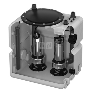 Zbiornik z zestawem rur DUOLIFT.270.50.APB