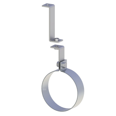 Opaska mocująca fi80mm do stropu-montaż na pręcie gwintowanym