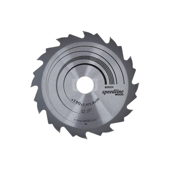 Tarcza pilarska Speedline Wood PIŁA TARCZ.-H SPEED 190X2.6X30Z12