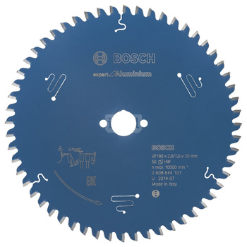 Tarcza pilarska Expert for Aluminium KSB EXPERT FOR ALUMINUM 190X20X2,6 56T