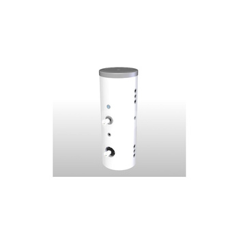 Zbiornik buforowy stojący ELEKTROMET WGJ-B INOX PV pojemność 500 l z wężownicą, izolacja: pianka polistyrenowa, kolor: skay biały