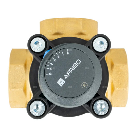 Zawór obrotowy trójdrogowy AFRISO ARV 386 Vario ProClick, mieszający, Siłownik elektryczny ARM 343, DN 40