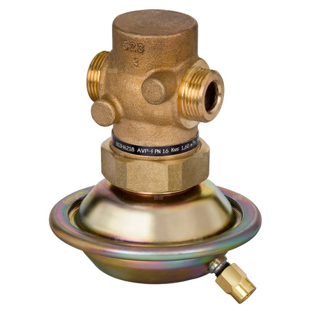 Regulator różnicy ciśnień AVP-F, PN 16, DN 20, 6.30 m³/h, 0.30 bar - 0.30 bar, Gwint zewnętrzny, G 1 A