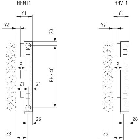 Grzejnik płytowy typ 11 KERMI V-HHV QN2953(R), bez osłony wym. 560 x 3800 mm, kolor biały, moc 2953 W