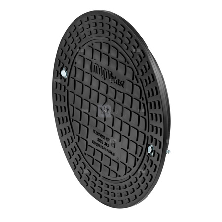 Pokrywa MAGNAPLAST typ 400 PP/żeliwo 448 mm x 45 mm