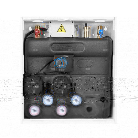 Grupa pompowa AFRISO PrimoBox AZB 405 GZ x GW 3/4'' x 3/4'', z izolacją, z siłownikiem arm 141