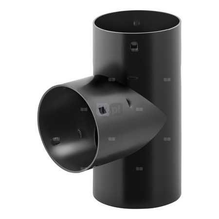 Trójnik MAGNAPLAST DREA 45' PVC-U DN 160 (ww x ww x ww), kolor czarny