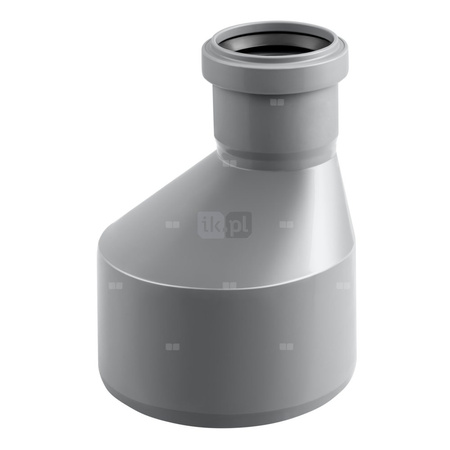 Złącze MAGNAPLAST HT PLUS HTR redukcja, PP (szary), DN 160 x DN 125 (ww x wz), do kanalizacji
