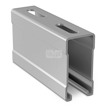 Szyna montażowa NICZUK XPSZMI, gr. 2.5 mm, dł. 3000 mm, stal nierdzewna (ocynk lamelarny)