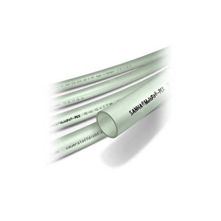 Rura PE-RT II/EVOH/PE-RT I SANHA MultiFit PE-RT 17 mm x 2 mm - kręgi 600 m wielowarstwowa gładka