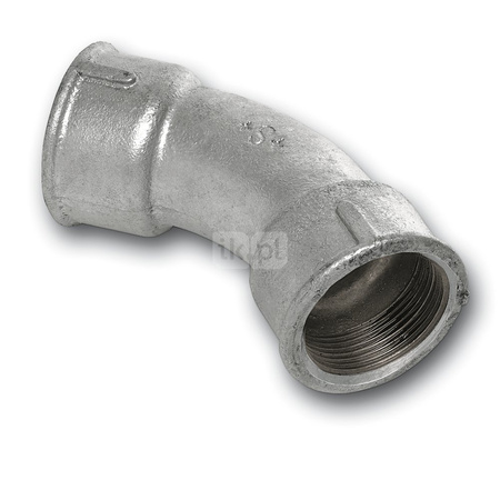 Łuk 45' SANHA 41#, żeliwo (ocynk), 1 1/4'' (GW)