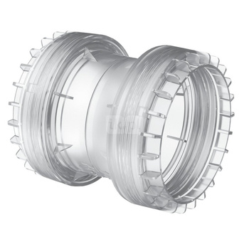 Złączka (2691), fi80 do połączenia dwóch przewodów elastycznych, PP transparentna