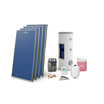 Zestaw solarny Premium Maxi (4x KSG 21 Premium GT, wym. 400 l. folia PVC)