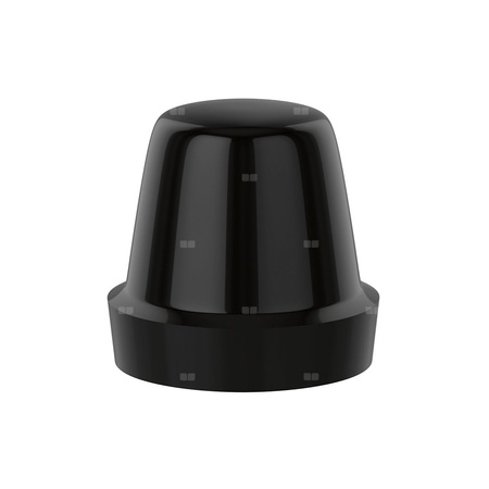 Kapturek dla zaworów grzejnikowych odcinających, czarny