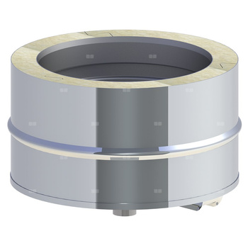 Naczynie na sadze z izlolowaną miską kondensacyjnąfi150mm odpływ w dół fi150mm odpływ w dół