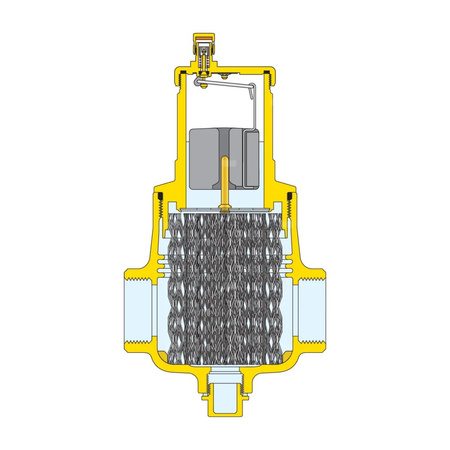 Separator CALEFFI DISCAL, 10 bar / 110'C, 2'' (GW)
