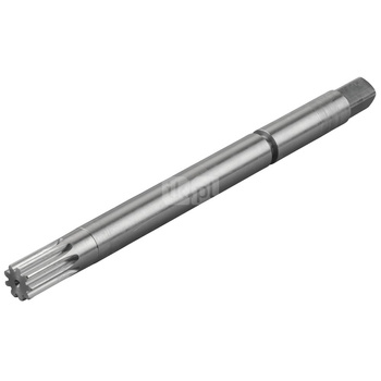 Wał posuwu zmontowany