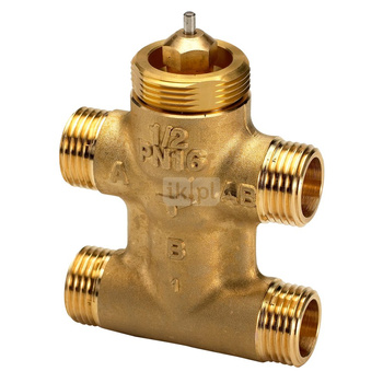 Zawór regulacyjny VZL 4 PN16 15/1,6 4-drogowy, grzybkowy, króćce gładkie