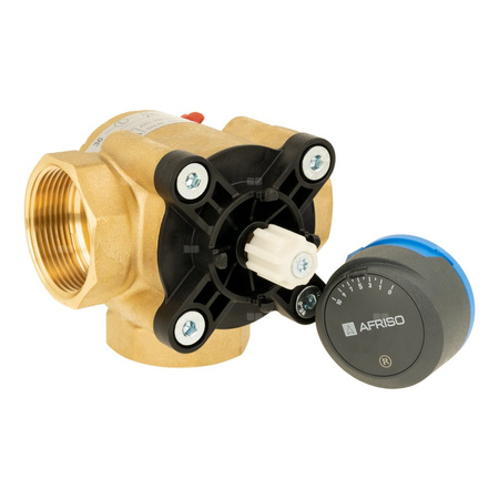 Zawór obrotowy trójdrogowy AFRISO ARV 386 Vario ProClick, mieszający, Siłownik elektryczny ARM 343, DN 40