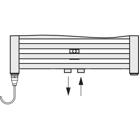 Grzejnik drabinkowy KERMI DUETT-50, wym. 1796 x 934 mm, kolor srebrny, moc 2297W