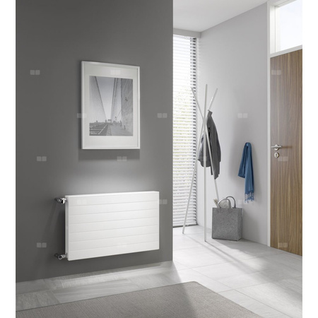 Grzejnik płytowy Kermi®X2® Line-K typ 22 705x102x1205 biały, 10 bar, kompaktowy, z osłonami