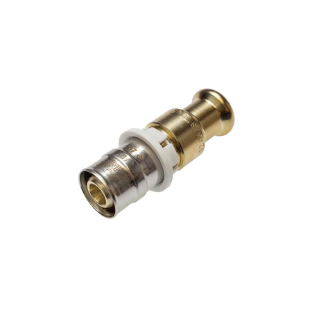 Mufa SANHA 3fit Press pb-free trzyczęściowy, brąz, 16 mm x 18 mm (zw x zw)