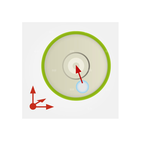 Bateria podtynkowa FERRO ALGEO 2-funkcyjna, kolor chrom