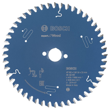 Tarcza pilarska Expert for Wood KSB EXPERT FOR WOOD 160X20X2,6 48T