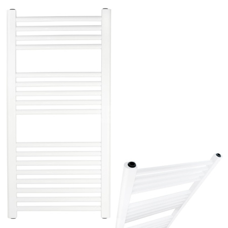 Grzejnik łazienkowy typ 600x900 prosty biały