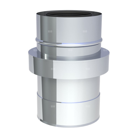 Rura dł. 250 mm z zasysem powietrza DN60/100 wysoki połysk