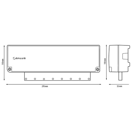 Przewodowa listwa sterująca SALUS CB500