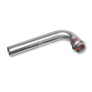 Łuk 90' SANHA NiroSan Press Industry długi, stal nierdzewna, 22 mm (zw x zz)