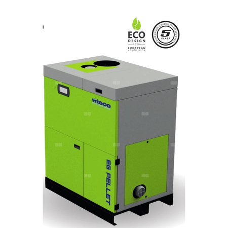 Kocioł na pellet VITECO HEAT EG PELLET PL 25 kW z zasobnikiem o pojemności 320 l