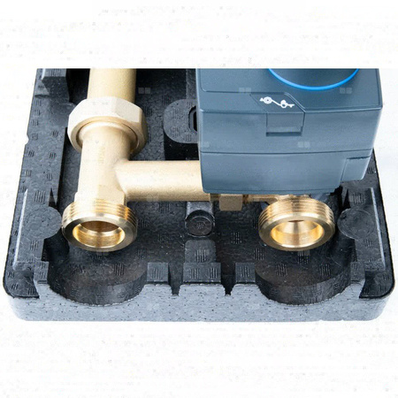 Grupa pompowa AFRISO PrimoTherm 180-2 DN 25 3-WM-SM Vario GZ x GW 1 1/2'' x 1'', z zaworem mieszającym, z izolacją, z siłownikiem arm 343 proclick