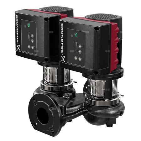 Pompa obiegowa GRUNDFOS TPE2 D 100-150 typu in-line z silnikiem znormalizowanym 50/60 Hz, moc silnika 1.5kW 2.82 A PN 6 3410 obr/min