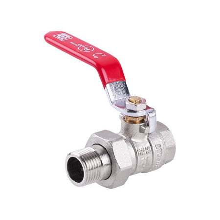 Zawór kulowy PERFEXIM PHA-005/R mosiądz niklowany, PN30 3/4'' GZ x GW, uchwyt: dźwignia