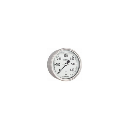 Manometr z rurką Bourdona AFRISO RF glicerynowy 0/250 bar G1/4B aksjalne fi 80 mm, kl. 1.6%