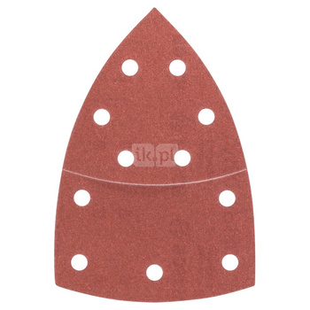 10-częściowy zestaw papierów ściernych do szlifierek uniwersalnych K =180