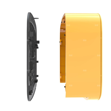 Skrzynka gazowa, 600x600x250, uniwersalna (wolnostojąca/naścienna), z tworzywa - brązowa