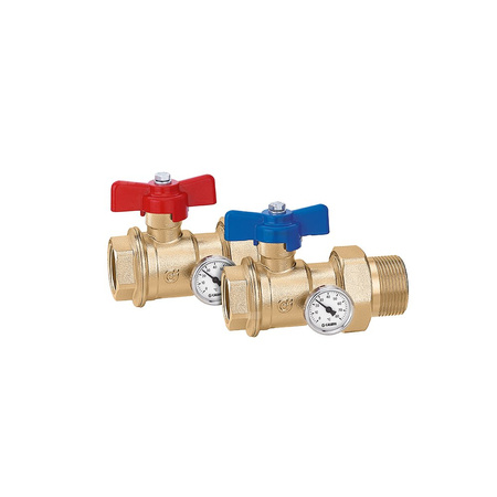 Para zaworów kulowych z termometrem 1" x 1 1/4"